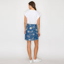 Jacquard Pattern Embroidery Mini Skirt