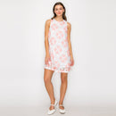 Lace Print on Lace Mini Dress