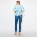 Print peplum top