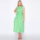 Lime Grove Smocked Midi Dress
