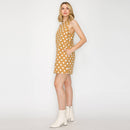 I LOVE POLKA DOTS Camel Mini Dress