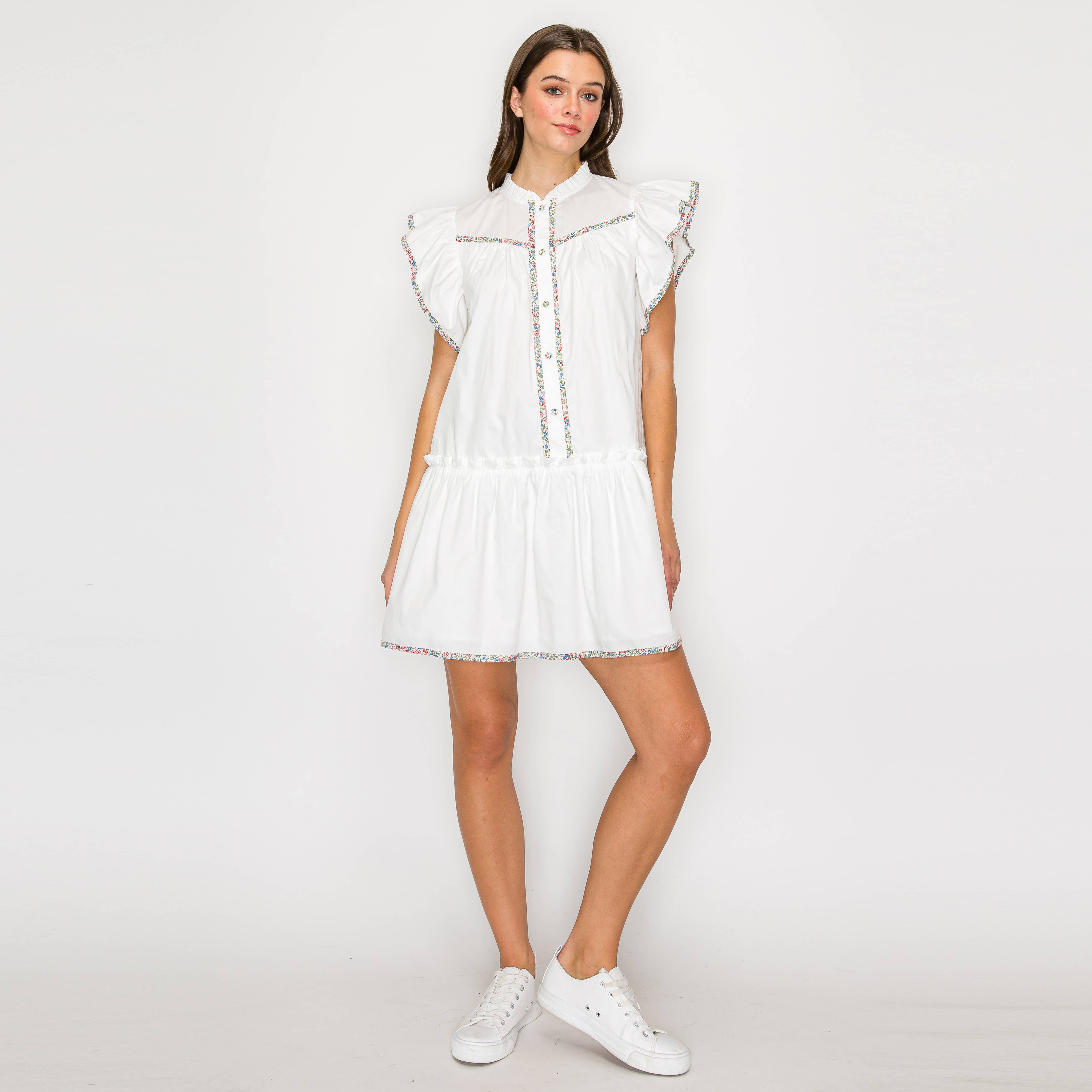 Sweet White Mini Dress