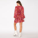 Gypsy Paisley Dramatic Sleeve Mini Dress